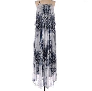 astr the label off the shoulder midi dress Off Shoulder Ruched Floral Maxi Dress
